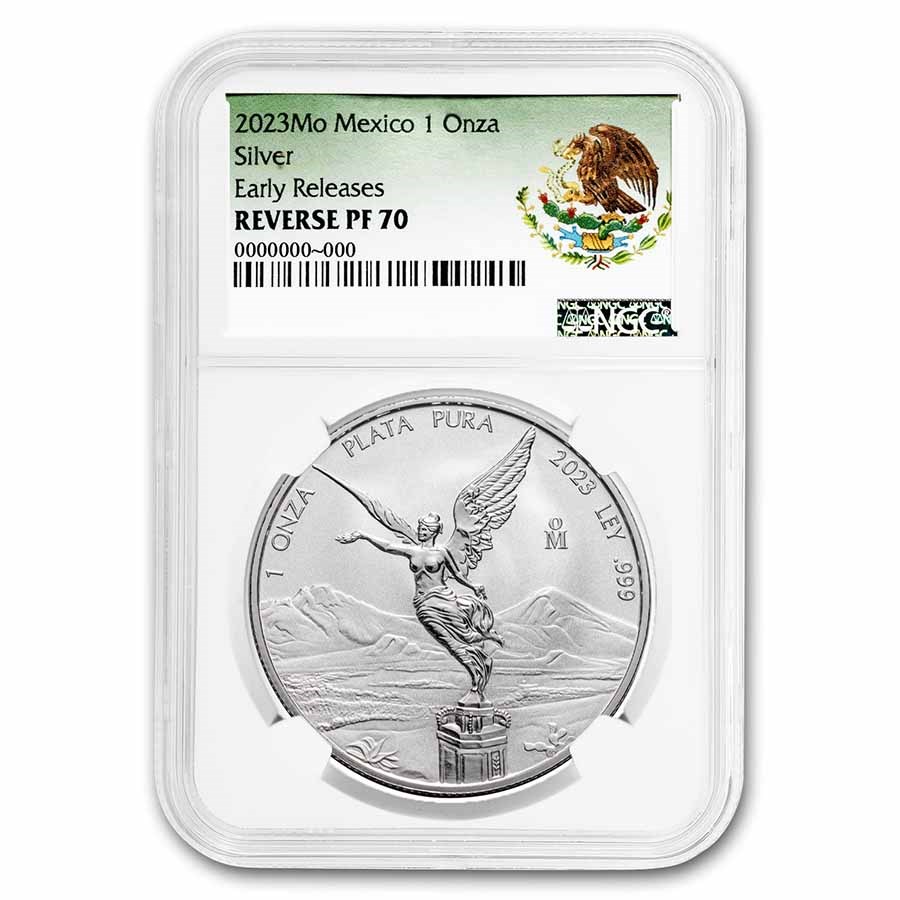 2023 Mexico 1 oz Silver Libertad Reverse Proof PF-70 NGC (ER)