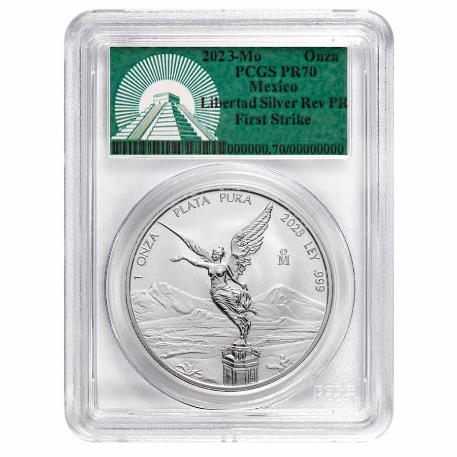 2023 Mexico 1 oz Silver Libertad Reverse Proof PR-70 PCGS (FS)