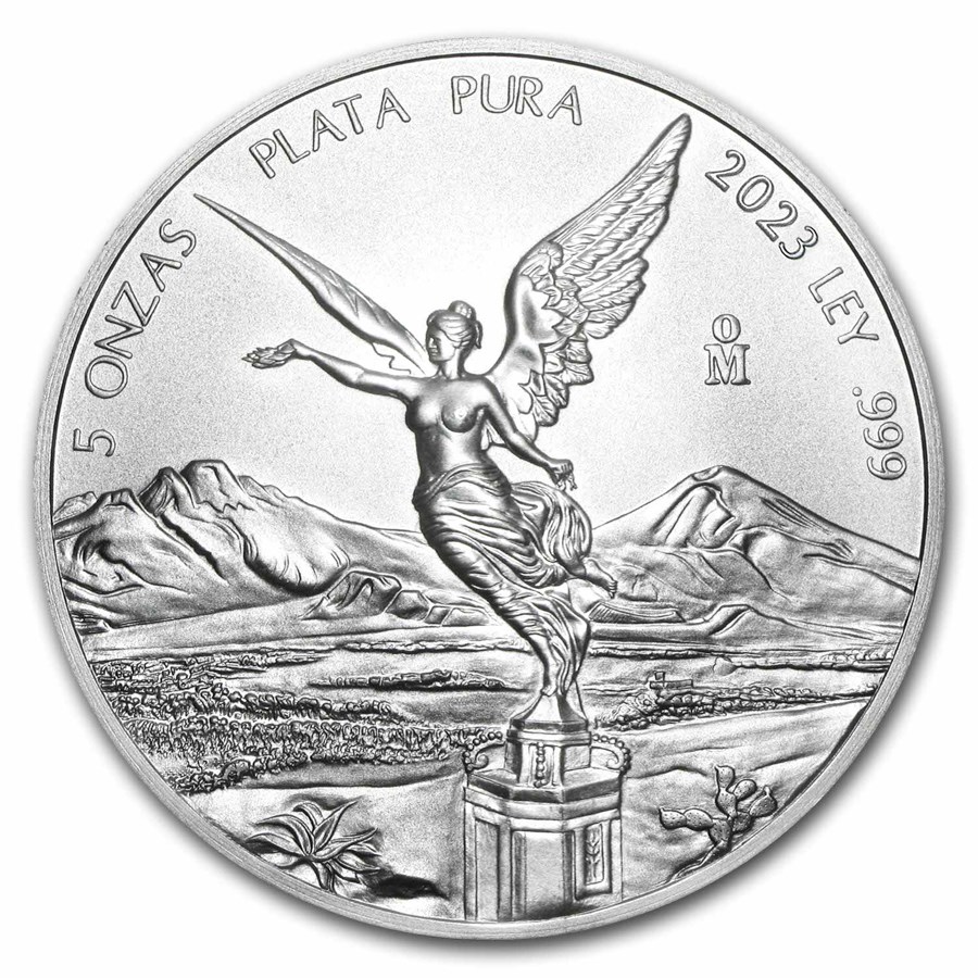 2023 Mexico 5 oz Silver Libertad BU