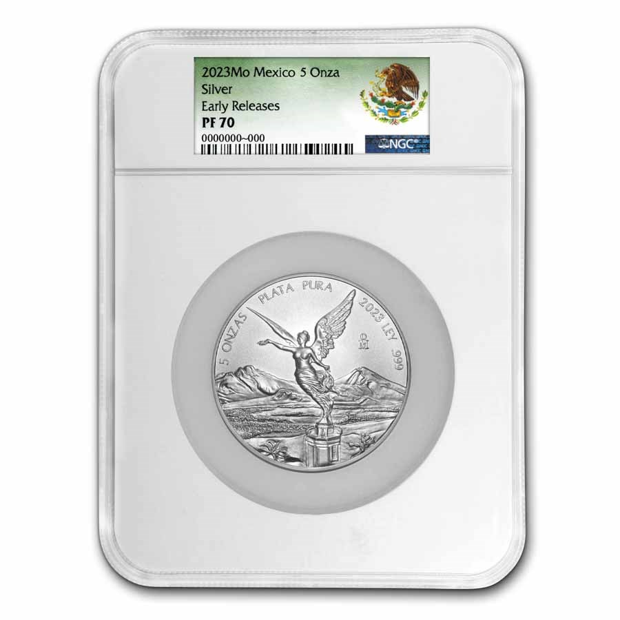 2023 Mexico 5 oz Silver Libertad Proof PF-70 NGC (ER)