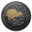 2023 New Zealand 5 oz Silver Black Proof Tokoeka Kiwi