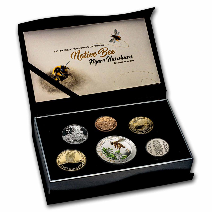 2023 New Zealand 6-Coin 1 oz Silver Currency Proof Set