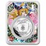 2023 Niue 1 oz Color Ag $2 Yu-Gi-Oh! - Dark Magician Girl, In TEP