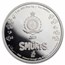 2023 Niue 1 oz Proof Silver Smurfs 65th Anniversary (Abrasions)