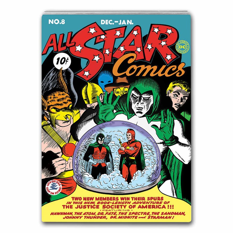 2023 Niue 1 oz Silver $2 COMIX™ - DC: All Star Comics #8 Coin