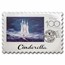 2023 Niue 1 oz Silver $2 Disney 100: Cinderella Stamp PF-70 NGC