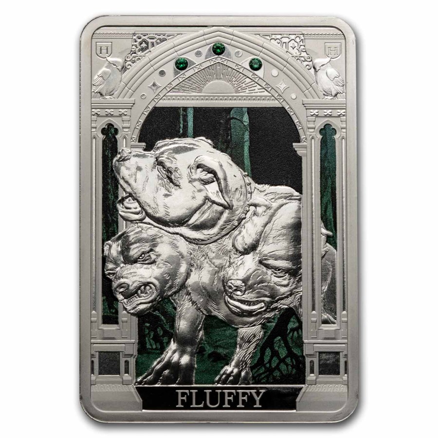 2023 Niue 1 oz Silver $2 Harry Potter Magical Creature: Fluffy