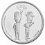 2023 Niue 1 oz Silver Beavis & Butt-Head 30th Anniversary BU