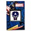 2023 Niue 1 oz Silver Chibi Coin Collection: Captain America