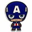 2023 Niue 1 oz Silver Chibi Coin Collection: Captain America