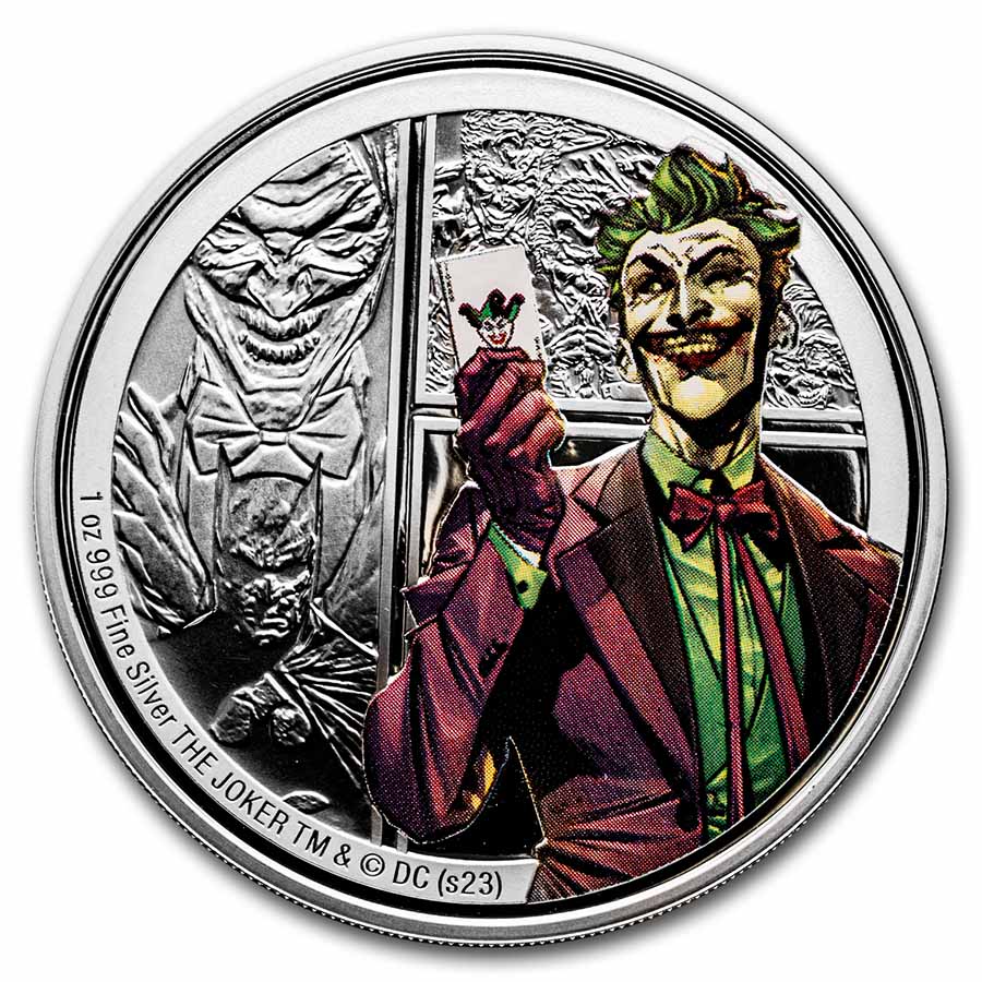 Buy 2023 1 oz Silver Coin $2 DC Villains: THE JOKER™ | APMEX