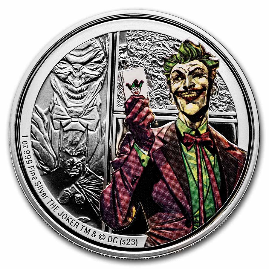 2023 Niue 1 oz Silver Coin $2 DC Villains: THE JOKER™