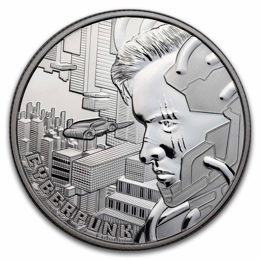 2023 Niue 1 oz Silver Cyberpunk: The Punk Universe BU