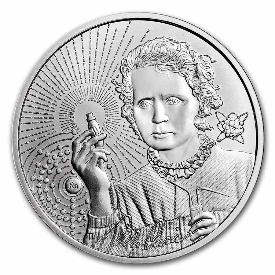 Buy 2023 1 oz Silver Icon of Inspiration Marie Curie | APMEX