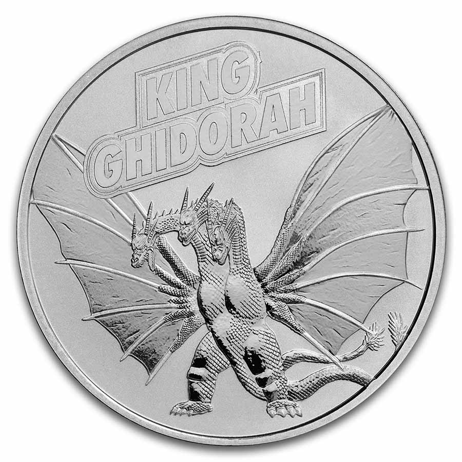 Buy 2023 Niue 1 oz Silver King Ghidorah Coin BU | APMEX