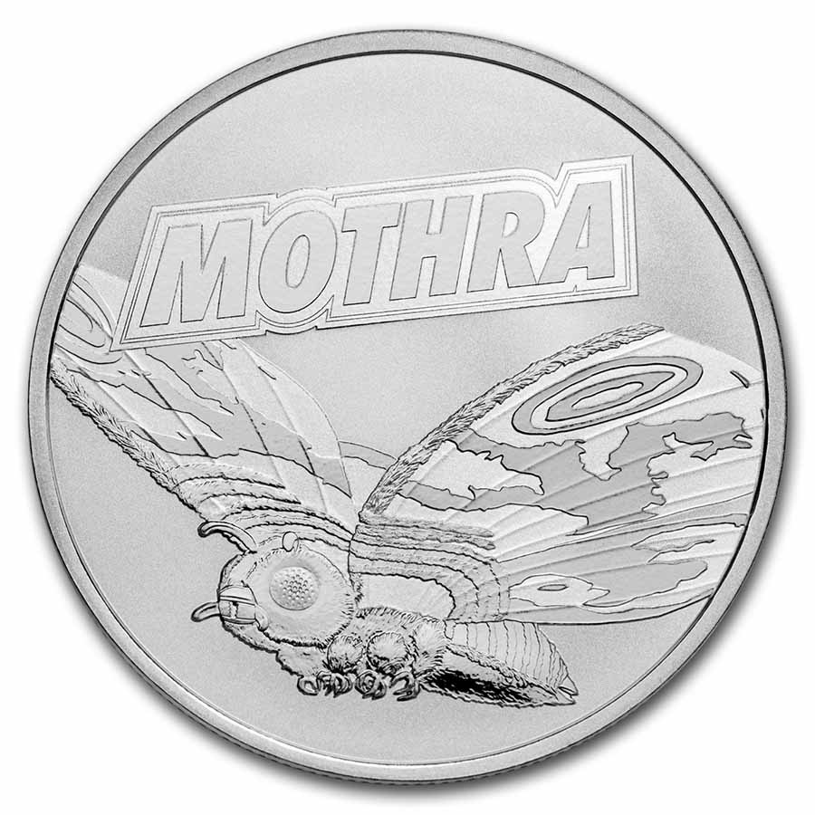 Buy 2023 Niue 1 oz Silver Mothra Coin BU | APMEX