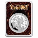 2023 Niue 1 oz Silver Yu-Gi-Oh! Game Flip Coin 25th Anniv, In TEP