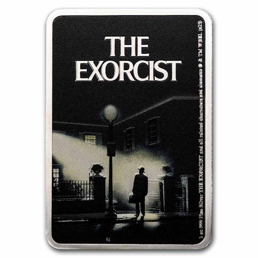 2023 Niue $2 1 oz Silver The Exorcist Movie Poster