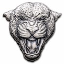 2023 Niue 2 oz Silver $5 Fierce Nature - Leopard