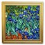 2023 Niue 2 oz Silver Vincent van Gogh: Irises (With Box & COA)