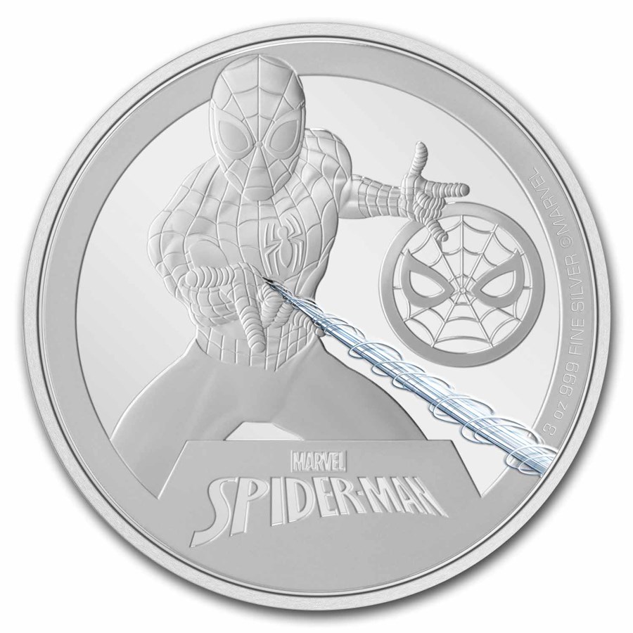 2023 Niue 3 oz Silver $10 Marvel: Spider-Man