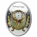 2023 Niue Silver Faberge Eggs: Egg with Watch