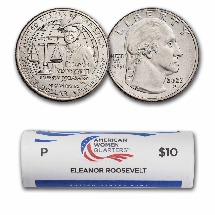 2023-P Eleanor Roosevelt American Women Qtr 40-Coin Roll