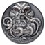 2023 Palau 1 kilo Silver Lovecraft: Cthulhu MS-70 NGC