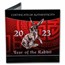 2023 Palau 1 oz Silver $5 Year of the Rabbit Ultra High Relief