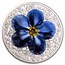 2023 Palau 2 oz Silver Flowers & Leaves; Forget-Me-Not