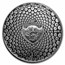 2023 Palau 3 oz Silver Proof Dot Art: Flower with Butterfly