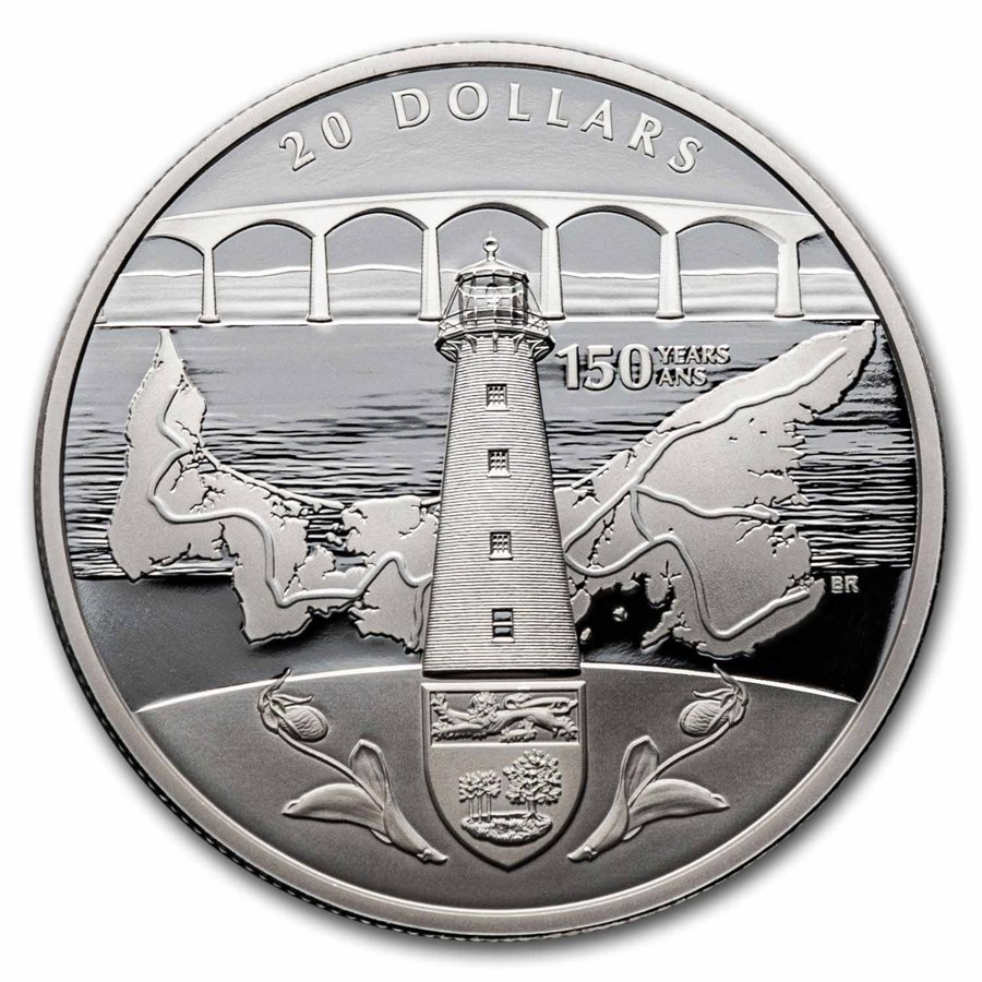 2023 RCM 1 oz Ag $20 Prince Edward Island Joining Confederation