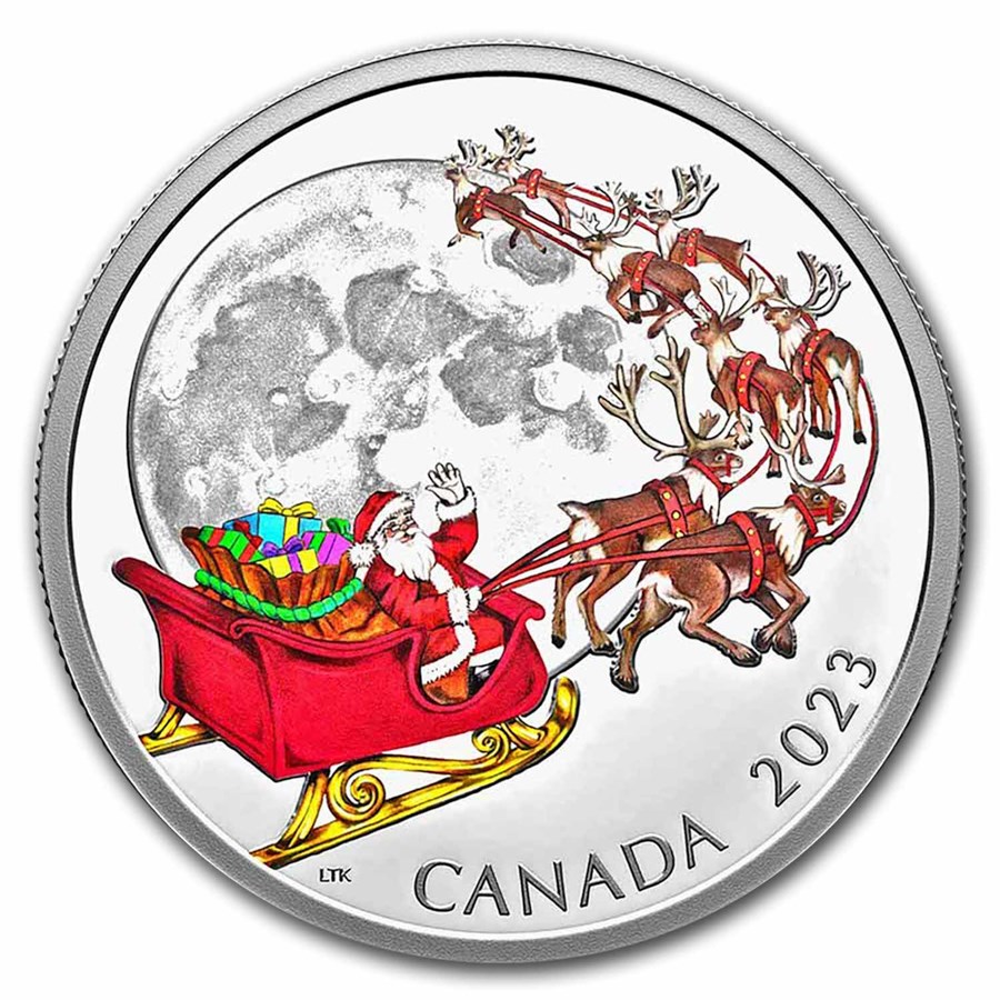 2023 RCM 1 oz Silver $20 The Magic of the Season (No Flashlight)