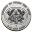 2023 Republic of Ghana 2 oz Silver Nature Architects: Silk Moth