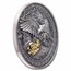 2023 Republic of Ghana 50 gram Silver Antique Eagle