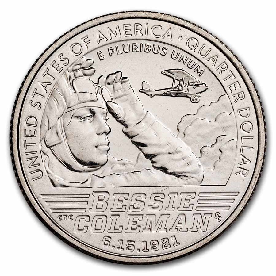 Buy 2023S Bessie Coleman Women's Quarter BU APMEX