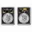 2023-S Morgan & Peace Reverse Proof Set PR-70 PCGS (FDI, Black)