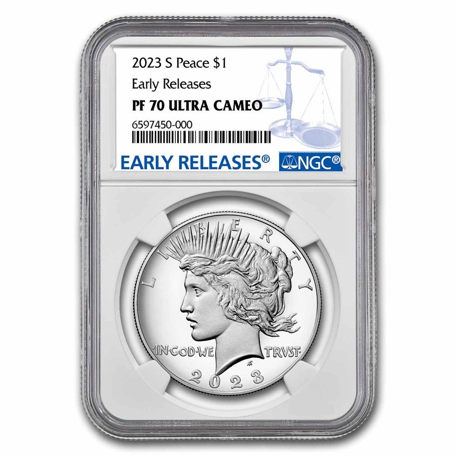 2023-S Proof Silver Peace Dollar PF-70 NGC (Early Release)