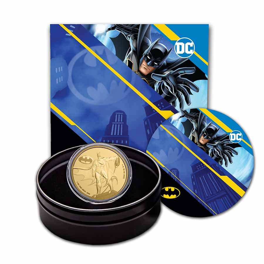 2023 Samoa 1 oz Gold DC Comics Batman BU