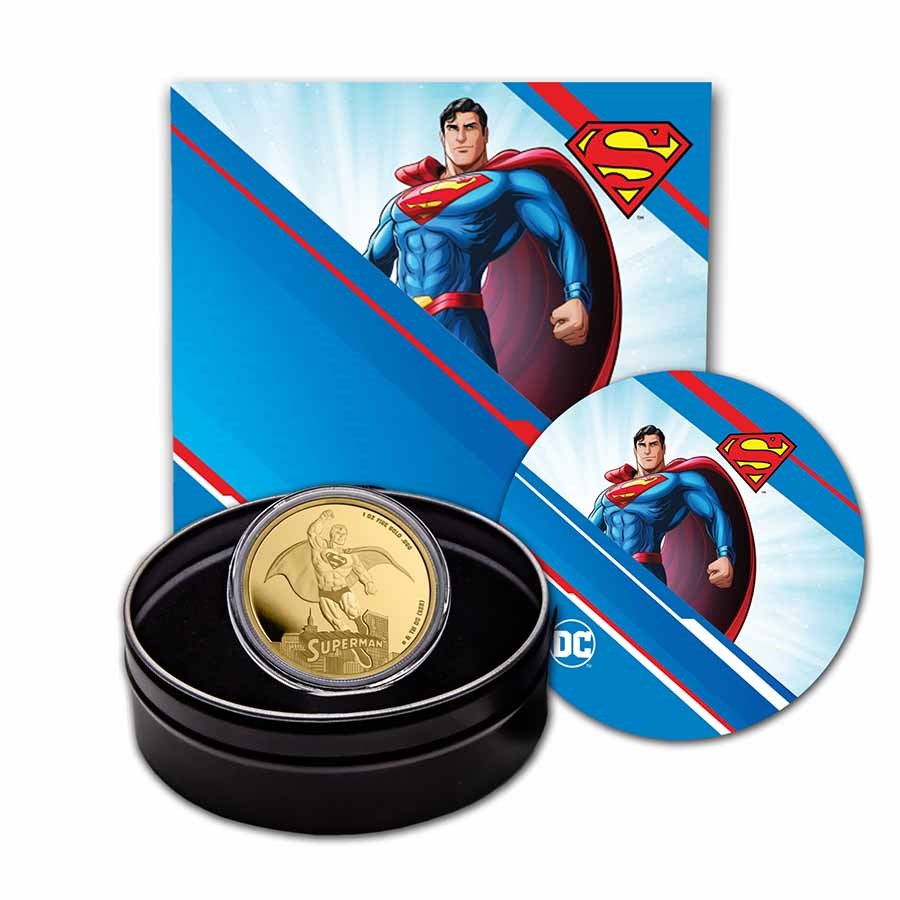 2023 Samoa 1 oz Gold DC Comics Superman BU