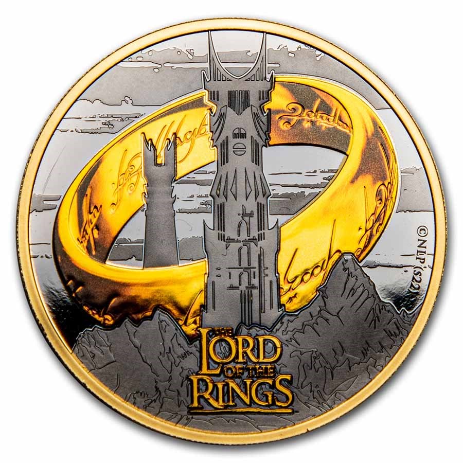 2023 Samoa 1 oz Gold The Lord Of The Rings: The Two Towers