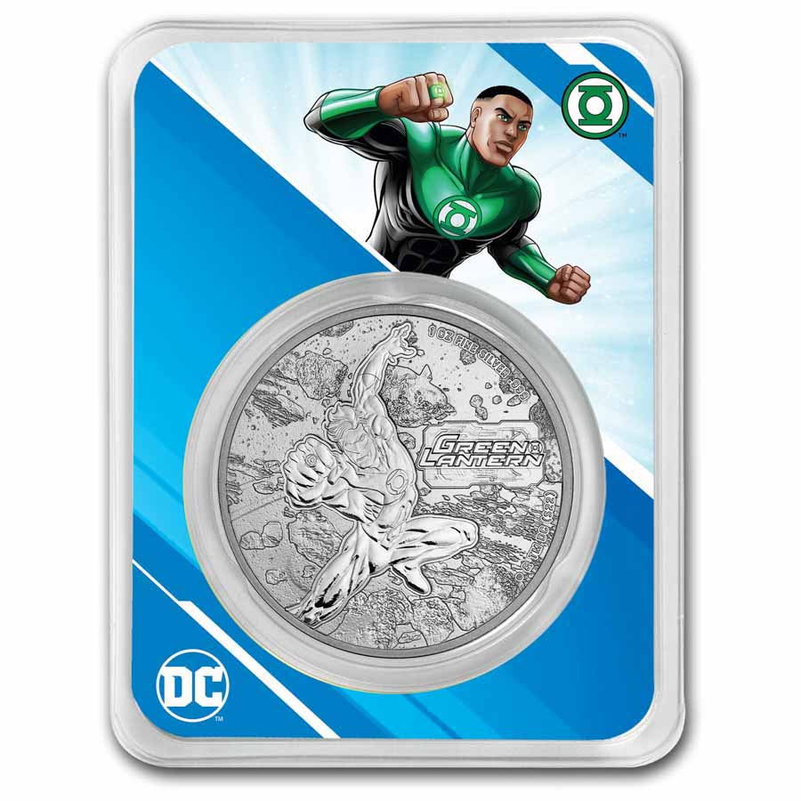 Buy 2023 Samoa 1 oz Silver DC Comics Green Lantern BU (with