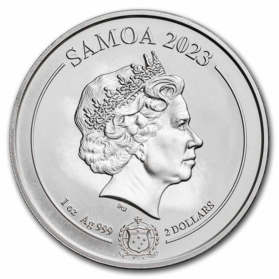 Buy 2023 Samoa 1 oz Silver Four Guardians - White Tiger BU | APMEX