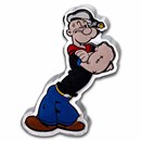 2023 Samoa 1 oz Silver Popeye Shaped Coin