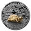 2023 Samoa 3-Coin Silver Golden Reptile Collection