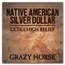 2023 Sioux Nation 1 oz Silver UHR Antique Crazy Horse