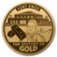 2023 Solomon Islands 1/100 oz Gold History of Gold; Fort Knox