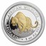 2023 Somalia 1 oz Silver African Wildlife Leopard (Gilded)