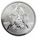 2023 St. Lucia 1 oz Silver Coat of Arms BU