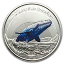 2023 St. Vincent & Grenadines 1 oz Silver Humpback (Colorized)